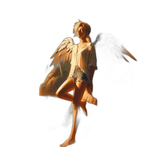 creature, staff, animal, dress transparent PNG cut-out