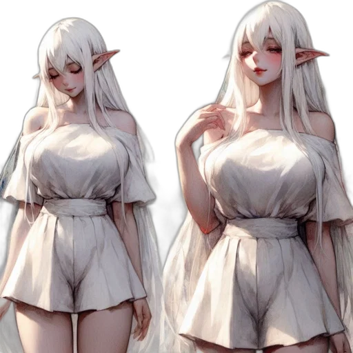dress, creature, concept art, fantasy art transparent PNG cut-out
