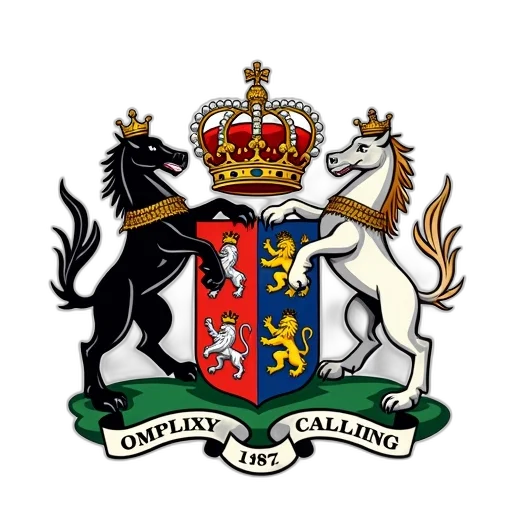 crown, staff, logo, royal transparent PNG cut-out