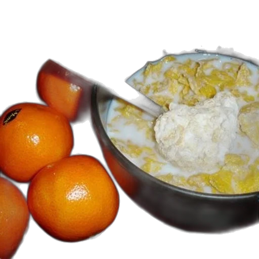 food, photorealistic, bowl, cereal transparent PNG cut-out