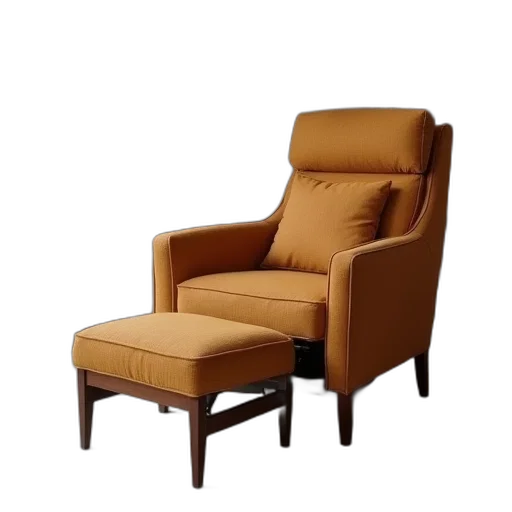 furniture, 3d render, photorealistic, earth tones transparent PNG cut-out