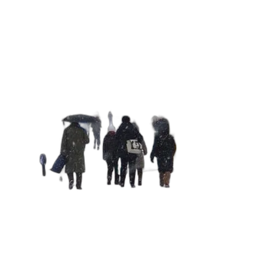 umbrella, jacket, staff, hat transparent PNG cut-out