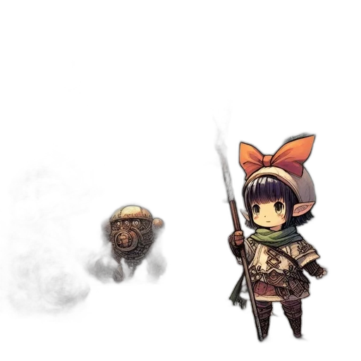 staff, weapon, animal, creature transparent PNG cut-out