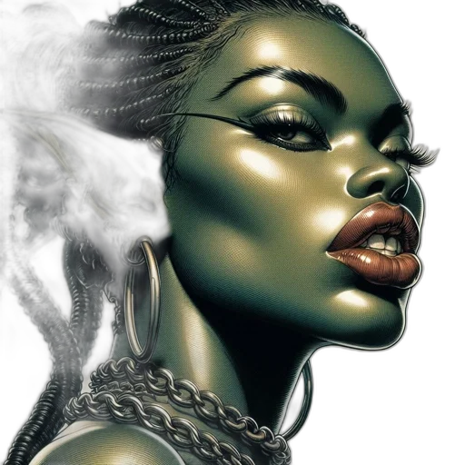jewelry, face, mask, photorealistic transparent PNG cut-out