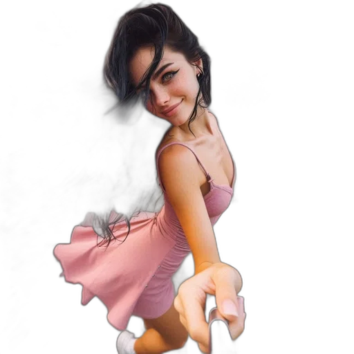 dress, face, staff, mask transparent PNG cut-out