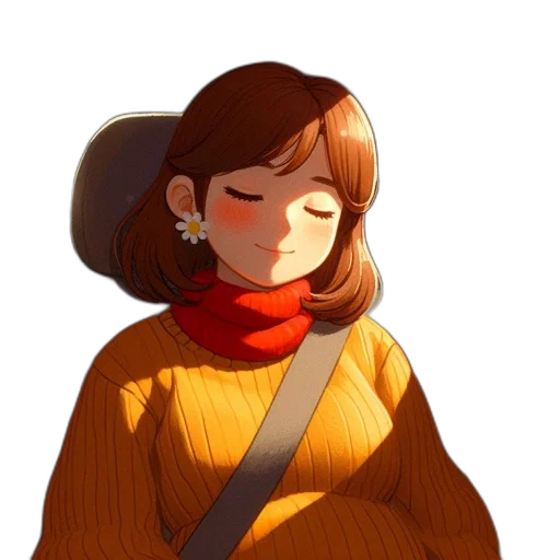 jacket, face, staff, hat transparent PNG cut-out