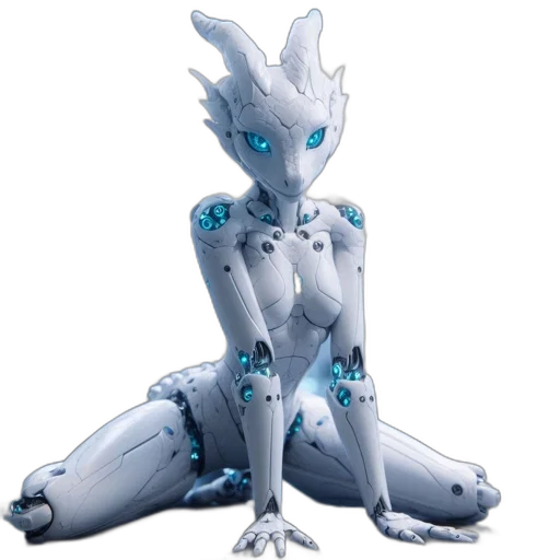 robot, dragon, creature, jewelry transparent PNG cut-out
