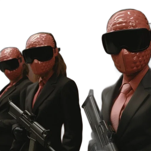 mask, 3d render, concept art, three transparent PNG cut-out