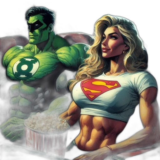 comic book art, concept art, fantasy art, photorealistic transparent PNG cut-out