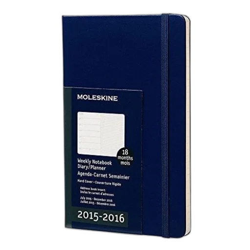moleskine, hardcover, weekly, notebook transparent PNG cut-out