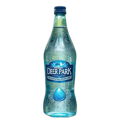 bottle, food, 3d render, photorealistic transparent PNG cut-out
