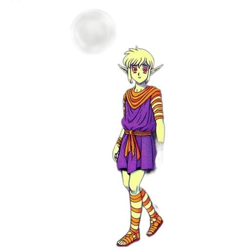 staff, dragon, mask, dress transparent PNG cut-out