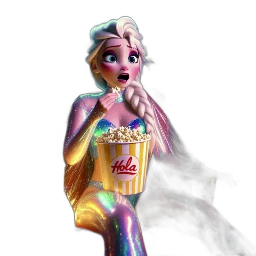 food, concept art, vaporwave, 3d render transparent PNG cut-out