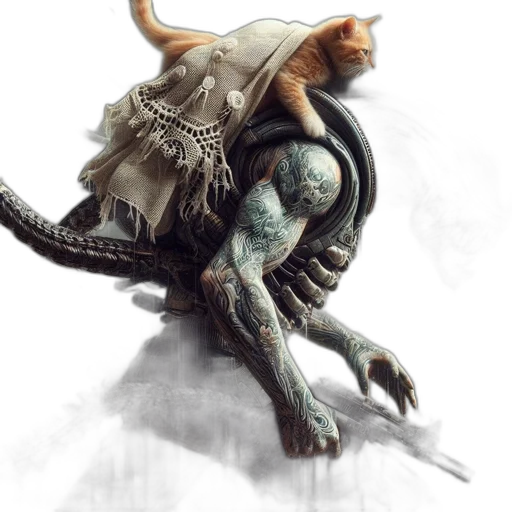 dragon, creature, robot, animal transparent PNG cut-out