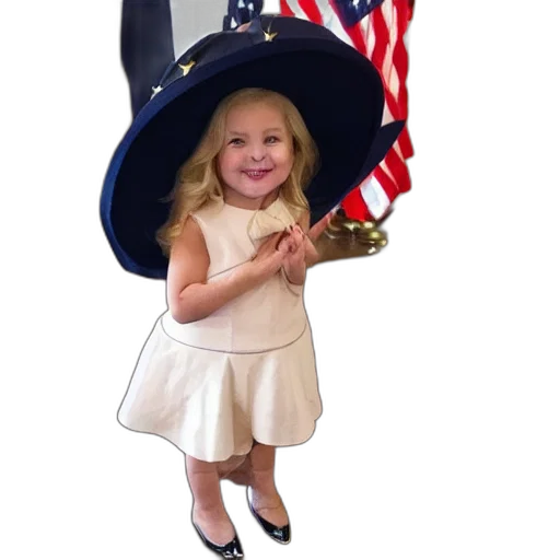 hat, dress, staff, beautiful transparent PNG cut-out