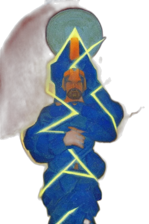 staff, jacket, sword, face transparent PNG cut-out