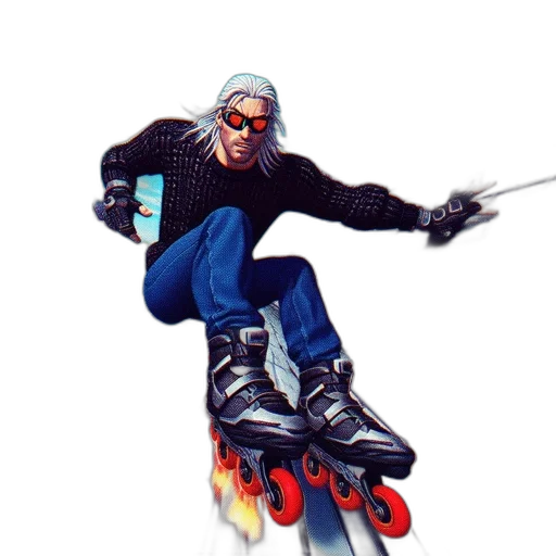 robot, jacket, concept art, pixel art transparent PNG cut-out