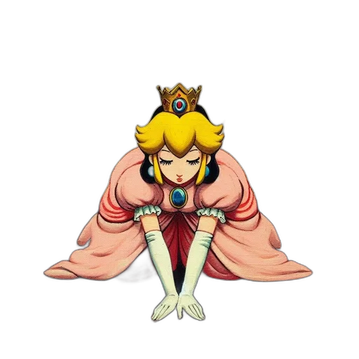 crown, staff, creature, weapon transparent PNG cut-out