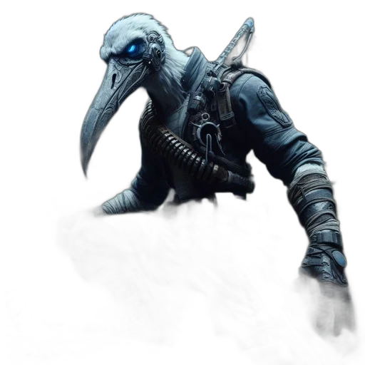 creature, dragon, mask, robot transparent PNG cut-out