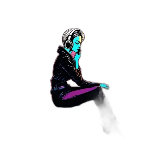mask, robot, creature, jacket transparent PNG cut-out