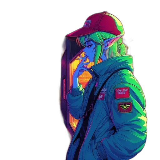 jacket, face, mask, hat transparent PNG cut-out