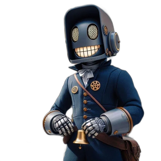 robot, staff, mask, face transparent PNG cut-out
