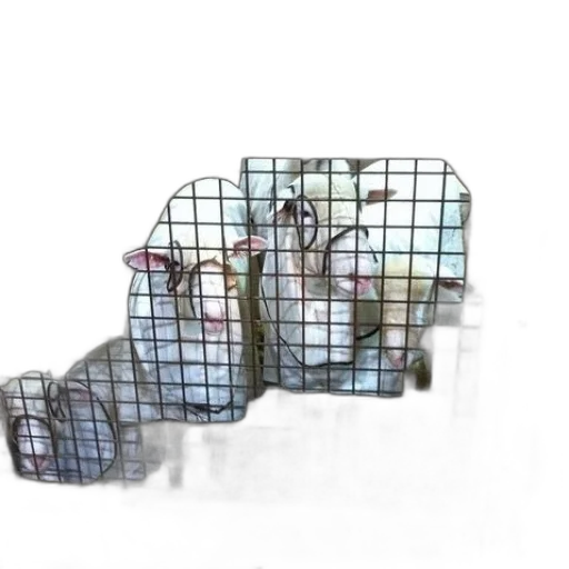 furniture, animal, 3d render, concept art transparent PNG cut-out