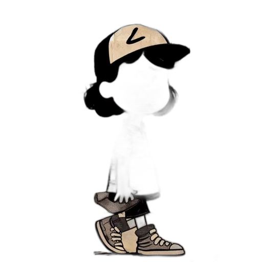 hat, shoes, mask, staff transparent PNG cut-out