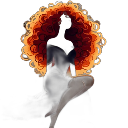 hair, mask, crown, dress transparent PNG cut-out