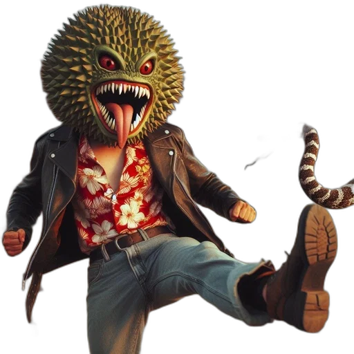 creature, jacket, animal, mask transparent PNG cut-out