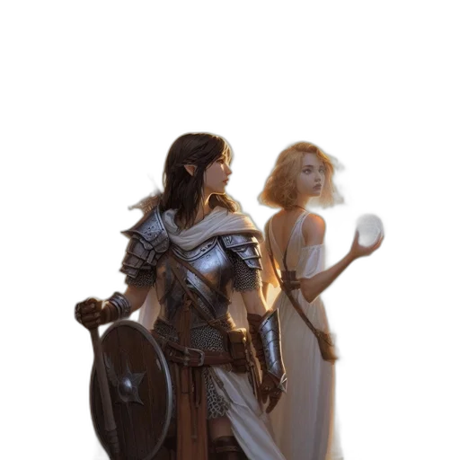 sword, weapon, dress, staff transparent PNG cut-out
