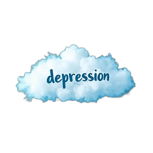 concept art, pixel art, words, depression transparent PNG cut-out