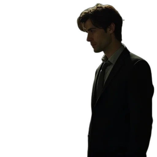 jacket, staff, face, robot transparent PNG cut-out