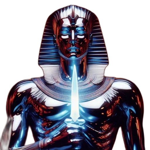 robot, mask, jewelry, face transparent PNG cut-out