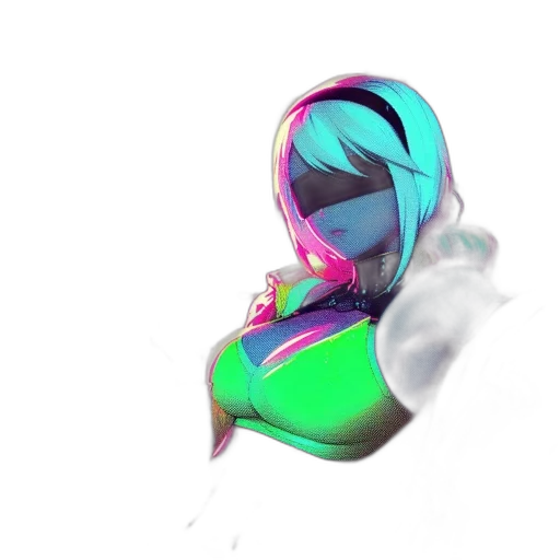 mask, robot, face, jacket transparent PNG cut-out