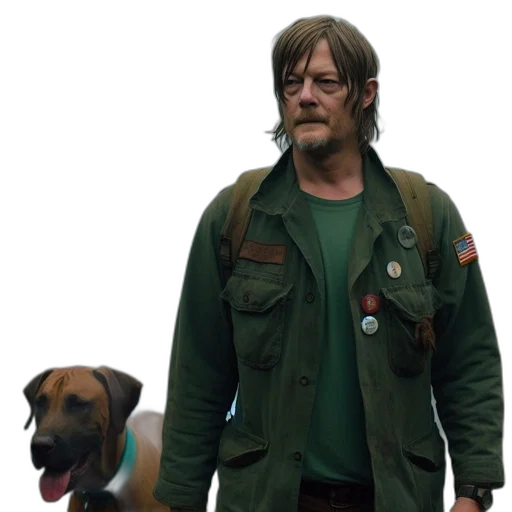 jacket, animal, staff, creature transparent PNG cut-out