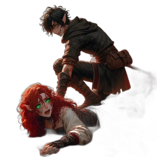 concept art, fantasy art, comic book art, pixel art transparent PNG cut-out