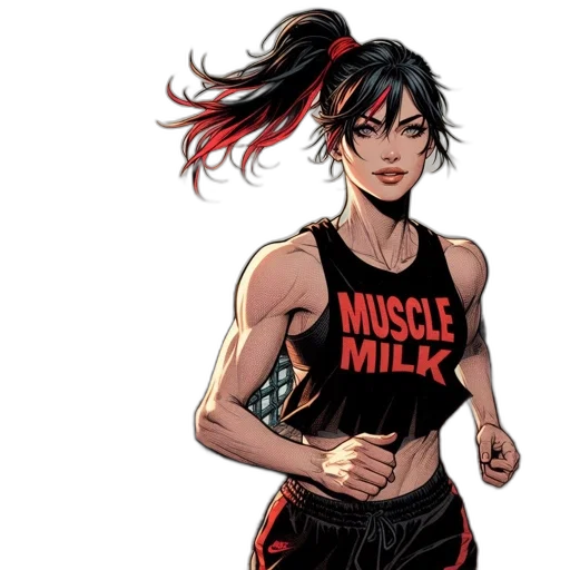 comic book art, concept art, cartoon, anime transparent PNG cut-out