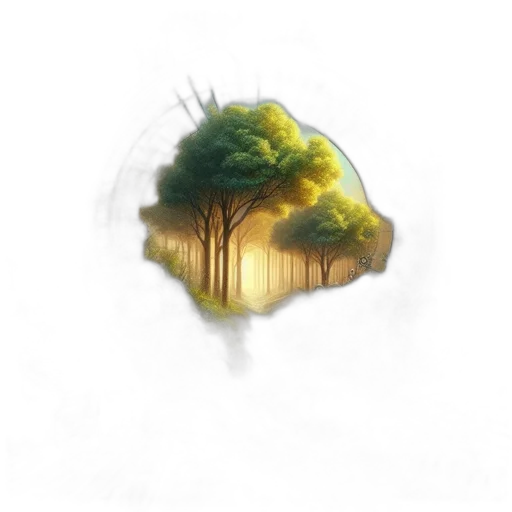 tree, crown, creature, dragon transparent PNG cut-out