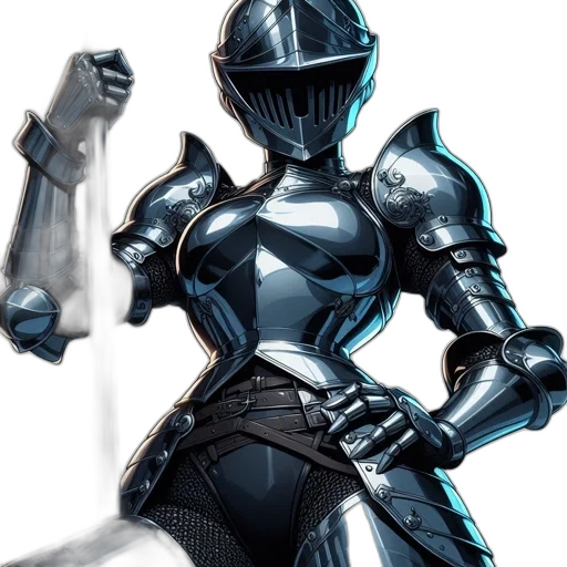 robot, sword, weapon, concept art transparent PNG cut-out