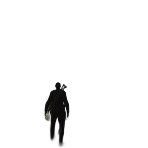 creature, jacket, robot, staff transparent PNG cut-out