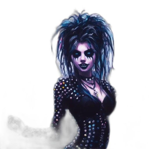 hair, creature, concept art, comic book art transparent PNG cut-out