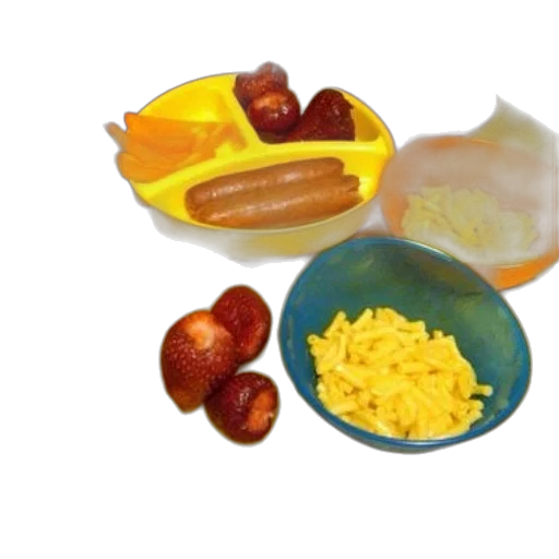 food, crown, 3d render, photorealistic transparent PNG cut-out