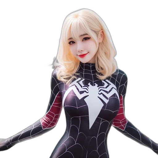 comic book art, anime, 3d render, cartoon transparent PNG cut-out