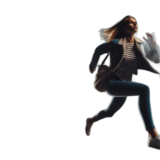 jacket, shoes, concept art, 3d render transparent PNG cut-out