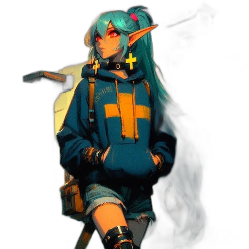 staff, dragon, jacket, weapon transparent PNG cut-out