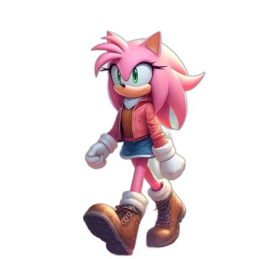 jacket, creature, weapon, shoes transparent PNG cut-out