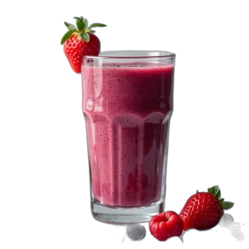 food, photorealistic, berry, smoothie transparent PNG cut-out