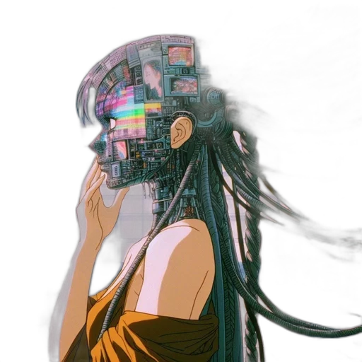 mask, robot, hat, dress transparent PNG cut-out