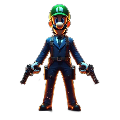 weapon, staff, mask, robot transparent PNG cut-out